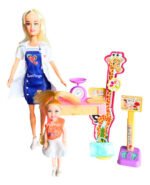Muñeca Articulada Tiny Medica Pediatra Juguete Niñas Nenas - Imagen 3
