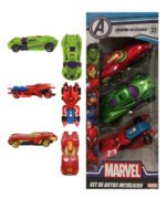 Juguete Set Cochecito Autito Metal X3 Spiderman Hulk Ironman