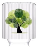 Cortina Baño Estampada Premium Quality 180x180 Con Ganchos - Imagen 2