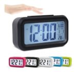 Reloj Alarma Despertador Digital Lcd Iluminado C/temperatura Color Negro