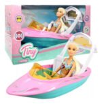 Juguete Muñeca Tiny Articulada 29cm Lancha Malla Accesorios