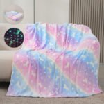 Manta Frazada Luminosa Soft Brilla En Oscuridad 1 1/2 Plaza