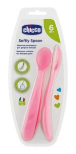 Cuchara Blanda Silicona  6m+ Bebe Chicco Babymovil - Imagen 2