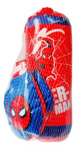 Bolsa De Boxeo Sebigus Con Guantes Infantil Spiderman Color Rojo - Imagen 3