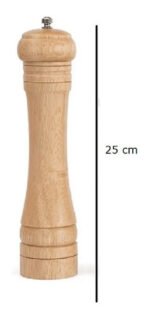 Molinillo Pimentero 25 Cm Muela Acero Cocina Gourmet  Ms - Imagen 2