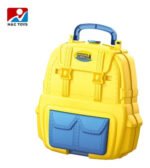 Juguete Pista Autos Mochila Policia Bombero Construccion Color Amarillo - Imagen 5