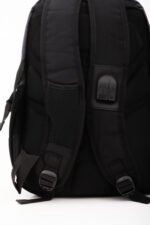 Mochila Antirrobo Porta Notebook Reforzada Urbana Viaje Color Negro Diseño De La Tela Liso - Imagen 3