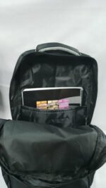 Mochila Reforzada Estilo Urbana 47x32x14 Clasica Escolar Color Verde Diseño De La Tela Liso - Imagen 3