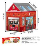 Carpa Niño Estacion De Bomberos 95x72x102cm Babymovil - Imagen 3