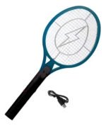 Raqueta Mata Mosquitos Moscas Recargable Usb Color Varios
