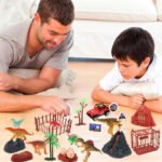 Juguete Set Cabeza Dinosaurios Accesorios Con Correa - Imagen 7