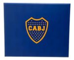 Billetera Boca Juniors Para Regalar Elegante Color Boca Escudo Plateado - Imagen 2