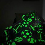 Manta Frazada Luminosa Soft Brilla En Oscuridad 1 1/2 Plaza - Imagen 5