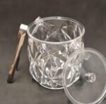 Hielera Balde Champagne Frapera Hielo Acrilico Pinza Acero Color Trasparente - Imagen 2