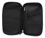 Porta Documentos Organizador De Viaje Neceser Color Negro Diseño De La Tela Liso - Imagen 2