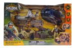 Juguete Set Soldado Guerra Lancha Tanque Cuatri Helicoptero - Imagen 2