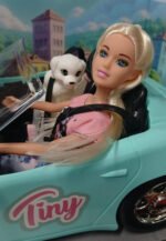 Juguete Tiny Auto Descapotable Muñeca Articulada 30cm - Imagen 5