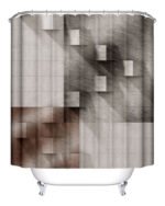 Cortina Baño Estampada Premium Quality 180x180 Con Ganchos - Imagen 11