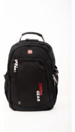 Mochila Antirrobo Porta Notebook Reforzada Urbana Viaje Color Negro Diseño De La Tela Liso