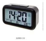 Reloj Alarma Despertador Digital Lcd Iluminado C/temperatura Color Negro - Imagen 2