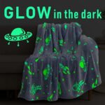 Manta Frazada Luminosa Soft Brilla En Oscuridad 1 1/2 Plaza - Imagen 17