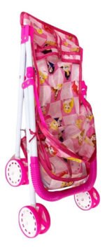 Cochecito De Muñecas Con Canasto Y Capota Princesas 53551 - Imagen 3