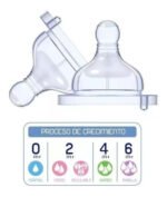 Tetina Bebe Mamadera Well-being Chicco Babymovil - Imagen 2