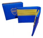 Billetera Boca Juniors Para Regalar Elegante Color Boca Escudo Plateado - Imagen 9
