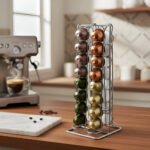 Porta Capsulas X 40 Nespresso Dos Guias Alambre Cromado - Imagen 3