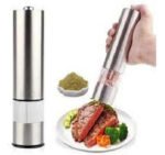 Molinillo Pimentero Salero Eléctrico Pimienta Sal A Pilas Ms - Imagen 9