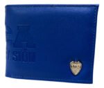 Billetera Boca Juniors Para Regalar Elegante Color Boca Escudo Plateado