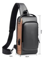 Bolso Cruzado Bandolera Mochila Antirrobo Impermeable - Imagen 10