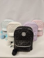 Mochila Chica Urbana Puffer Nena Mujer Tornasolada - Imagen 4