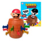 Juego De Mesa El Barril Del Pirata Saltarín