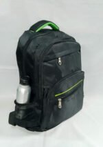 Mochila Reforzada Estilo Urbana 47x32x14 Clasica Escolar Color Verde Diseño De La Tela Liso - Imagen 2