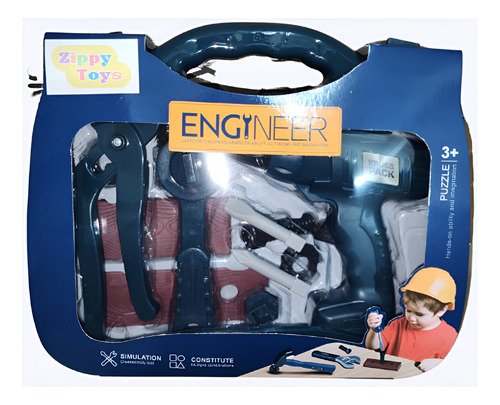 Juguete Juego Set Valija Taller Herramientas Babymovil