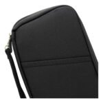 Porta Documentos Organizador De Viaje Neceser Color Negro Diseño De La Tela Liso