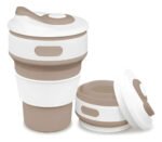 Vaso Plegable Jarro Térmico Mug Silicona Involcable Agarre - Imagen 7