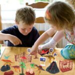 Juguete Set Cabeza Dinosaurios Accesorios Con Correa - Imagen 6