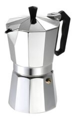 Cafetera Italiana Aluminio Cv 6 Pocillos 300ml Express Gris