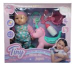 Tiny Muñeca Bebote Ana 31cm Hora Jugar Mamadera Unicornio