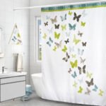 Cortina Baño Estampada Premium Quality 180x180 Con Ganchos - Imagen 59