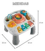 Mesa Didactica Juguetes Actividades Luz Cici Color Gris - Imagen 2
