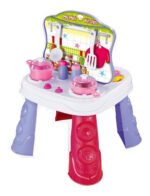 Juguete Mesa Didactica Banquito Cocina Belleza Herramientas - Imagen 15