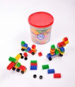 Juguete Bloques Didacticos Balde 156 Pza Rodacross Babymovil