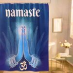 Cortina Baño Estampada Premium Quality 180x180 Con Ganchos - Imagen 57