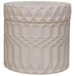 Caramelera De Vidrio Colores 10 X 11 Cm Baby Movil Color Blanco