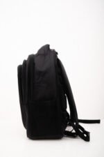 Mochila Porta Notebook Urbana Escolar Ejecutiva Acolchada Color Negro Diseño De La Tela Liso - Imagen 3