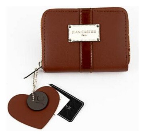 Billeteras Mujer Chica Jean Cartier Con Tapa Detalle Charol