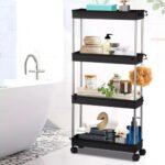 Carrito Organizador De Cocina Angosto Con 4 Estantes Ruedas - Imagen 10